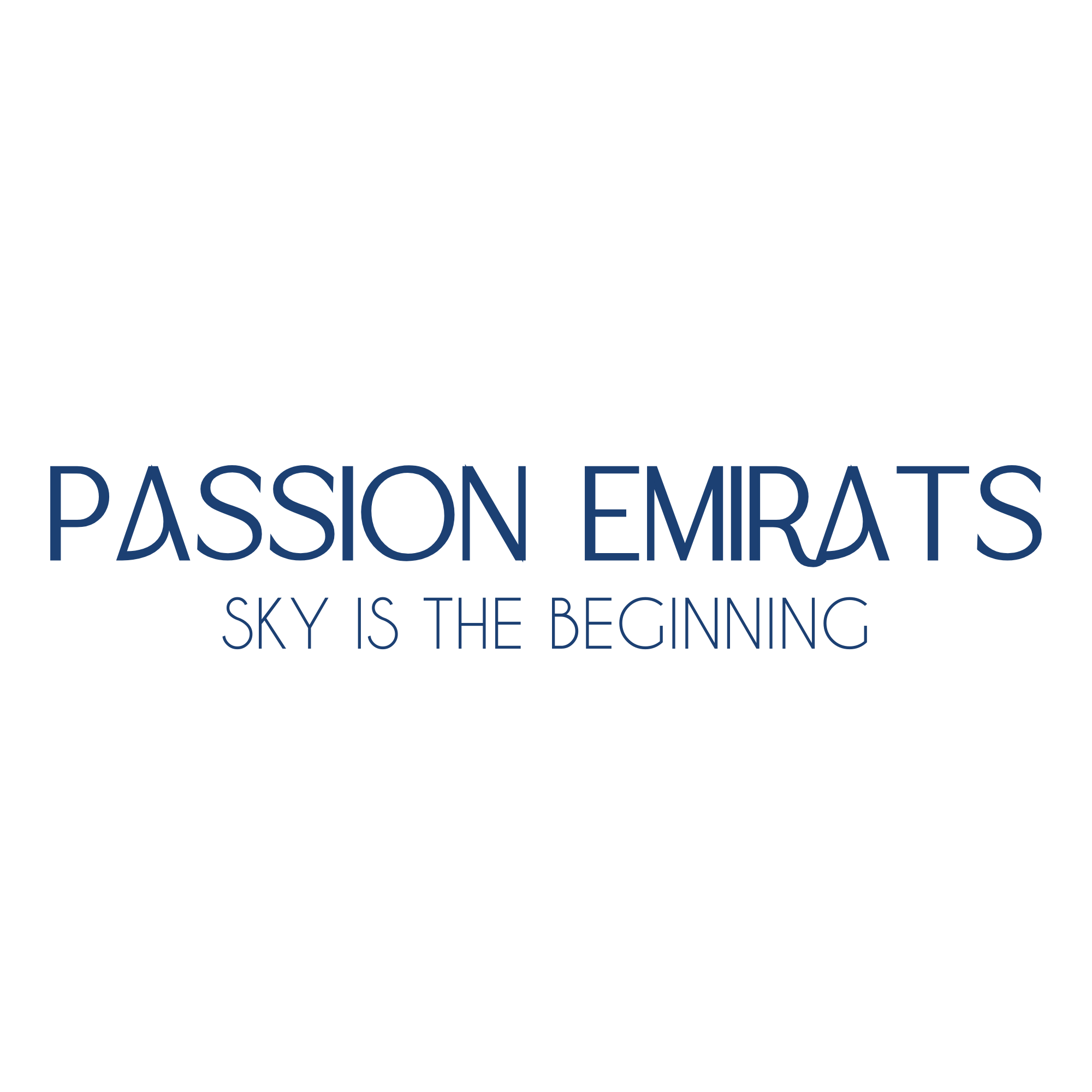 Logo Passion Emirats Blanc